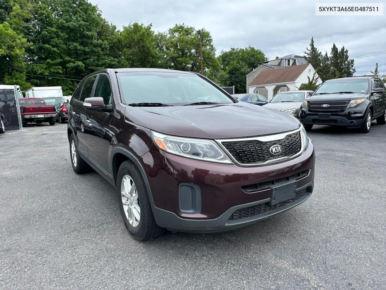 2014 Kia Sorento Lx VIN: 5XYKT3A65EG487511 Lot: 70791314