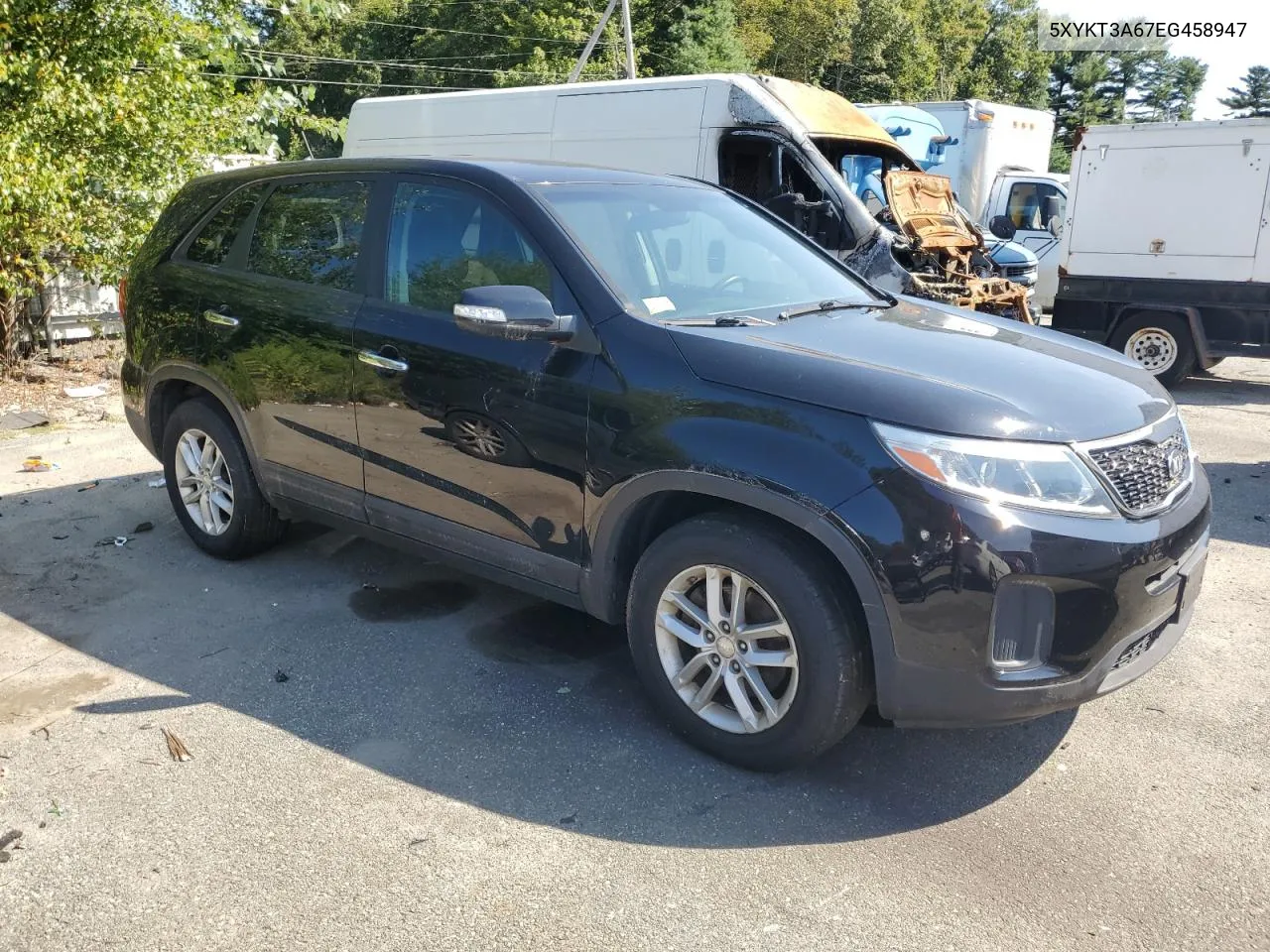 5XYKT3A67EG458947 2014 Kia Sorento Lx