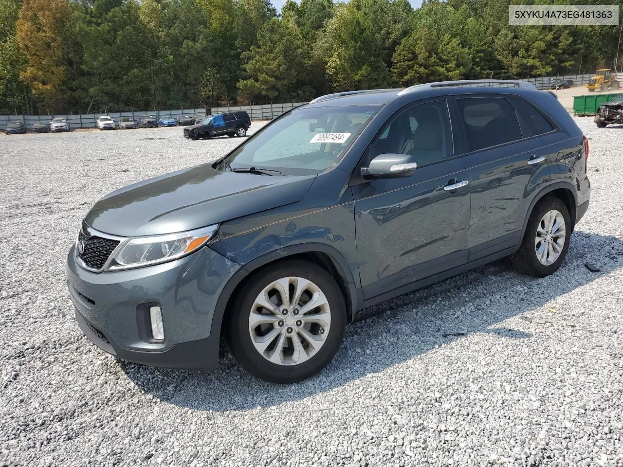 5XYKU4A73EG481363 2014 Kia Sorento Ex