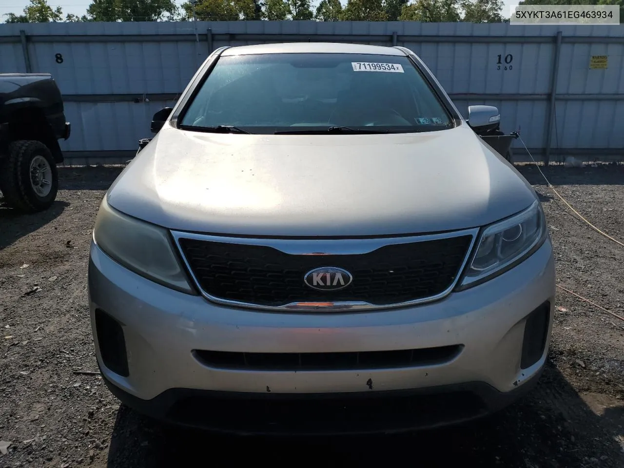 2014 Kia Sorento Lx VIN: 5XYKT3A61EG463934 Lot: 71199534