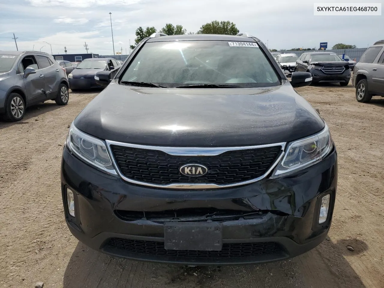 2014 Kia Sorento Lx VIN: 5XYKTCA61EG468700 Lot: 71394144