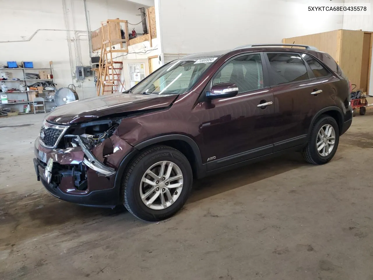 5XYKTCA68EG435578 2014 Kia Sorento Lx