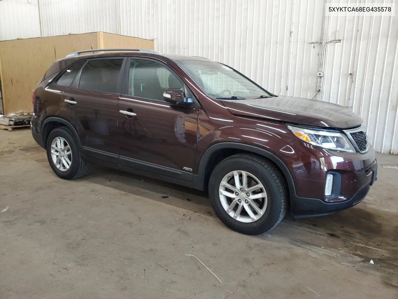 2014 Kia Sorento Lx VIN: 5XYKTCA68EG435578 Lot: 71569954