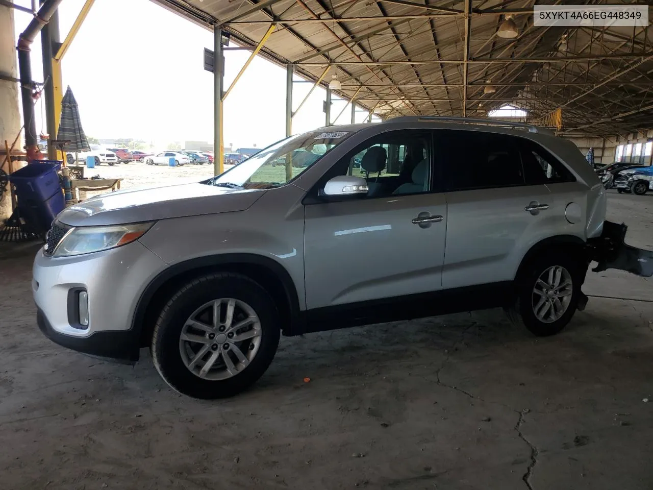 2014 Kia Sorento Lx VIN: 5XYKT4A66EG448349 Lot: 71611624