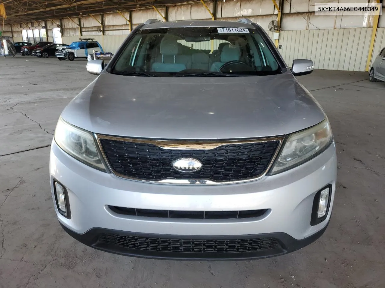 2014 Kia Sorento Lx VIN: 5XYKT4A66EG448349 Lot: 71611624