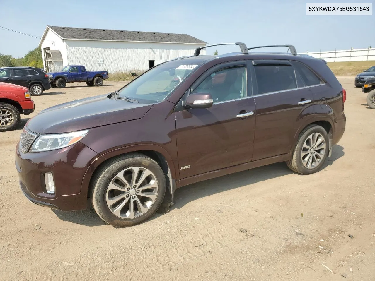 2014 Kia Sorento Sx VIN: 5XYKWDA75EG531643 Lot: 71626384