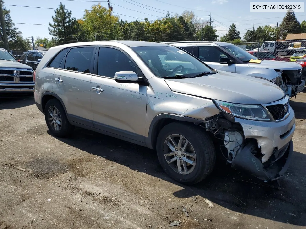 2014 Kia Sorento Lx VIN: 5XYKT4A61EG423245 Lot: 71736584