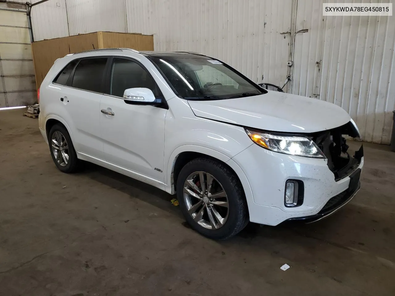 2014 Kia Sorento Sx VIN: 5XYKWDA78EG450815 Lot: 71933794