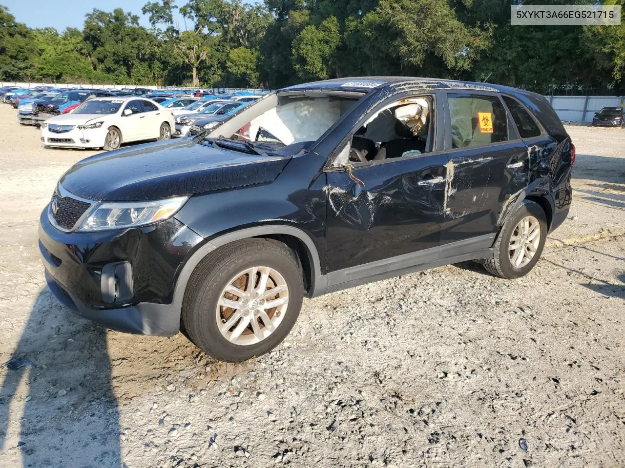 5XYKT3A66EG521715 2014 Kia Sorento Lx