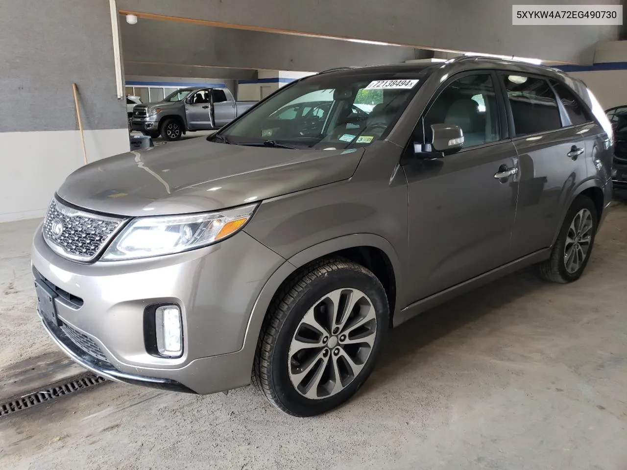 2014 Kia Sorento Sx VIN: 5XYKW4A72EG490730 Lot: 72138494