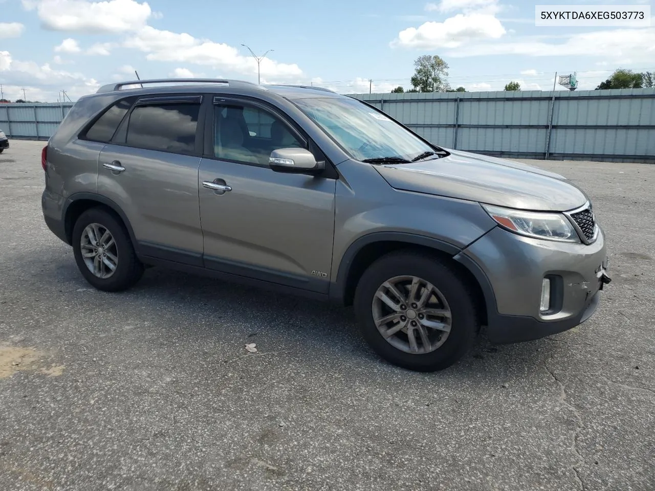 2014 Kia Sorento Lx VIN: 5XYKTDA6XEG503773 Lot: 72226634