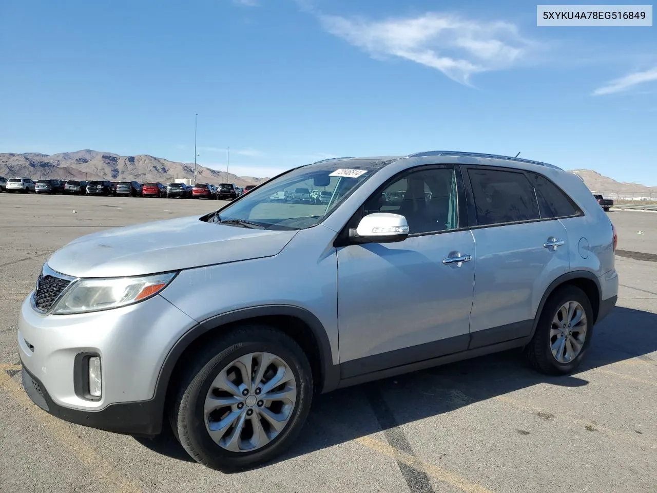 2014 Kia Sorento Ex VIN: 5XYKU4A78EG516849 Lot: 72546514