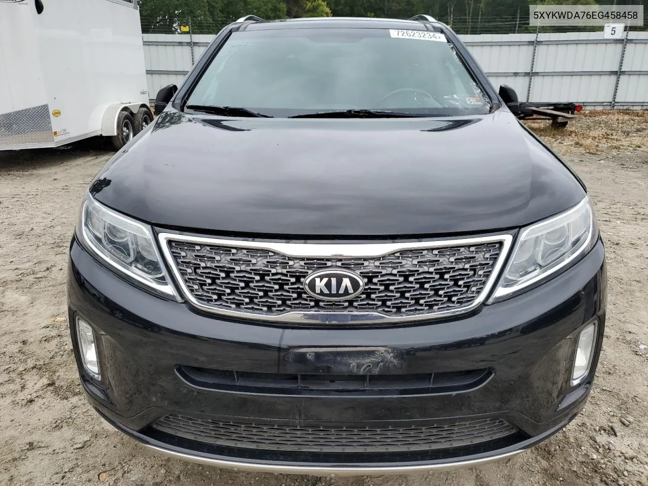 2014 Kia Sorento Sx VIN: 5XYKWDA76EG458458 Lot: 72623234