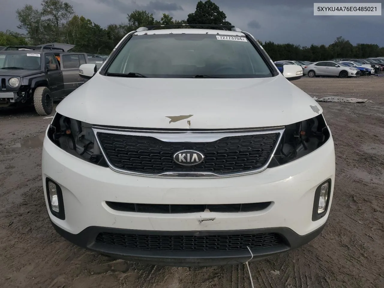 2014 Kia Sorento Ex VIN: 5XYKU4A76EG485021 Lot: 72773704