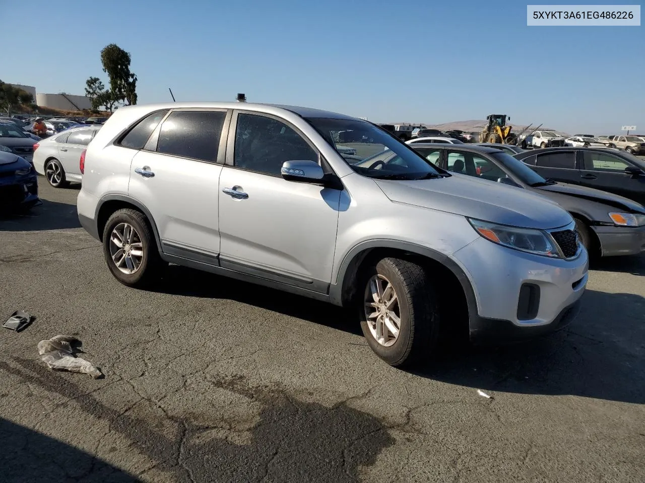 2014 Kia Sorento Lx VIN: 5XYKT3A61EG486226 Lot: 72836174