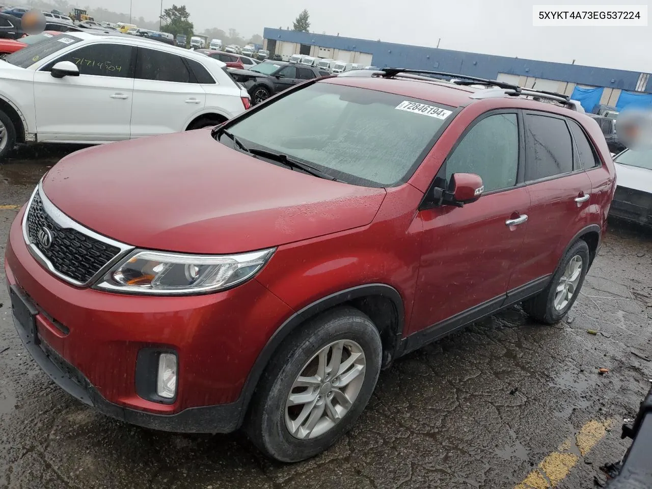 5XYKT4A73EG537224 2014 Kia Sorento Lx