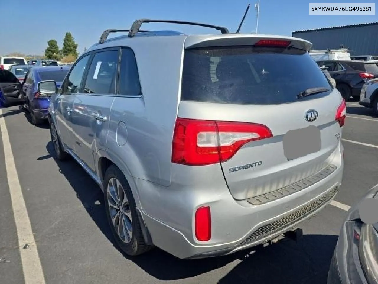 5XYKWDA76EG495381 2014 Kia Sorento Sx