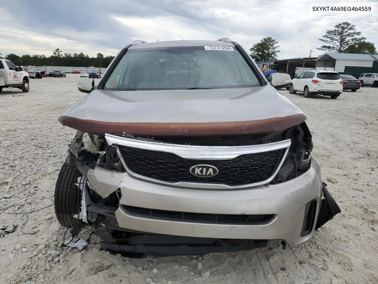 2014 Kia Sorento Lx VIN: 5XYKT4A69EG464559 Lot: 73741204