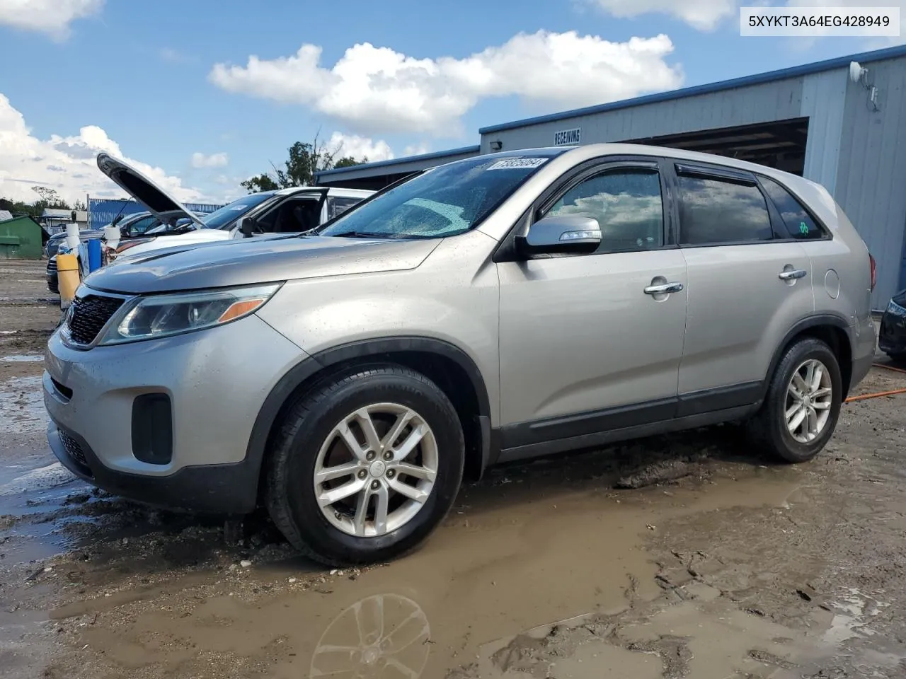 2014 Kia Sorento Lx VIN: 5XYKT3A64EG428949 Lot: 73825064