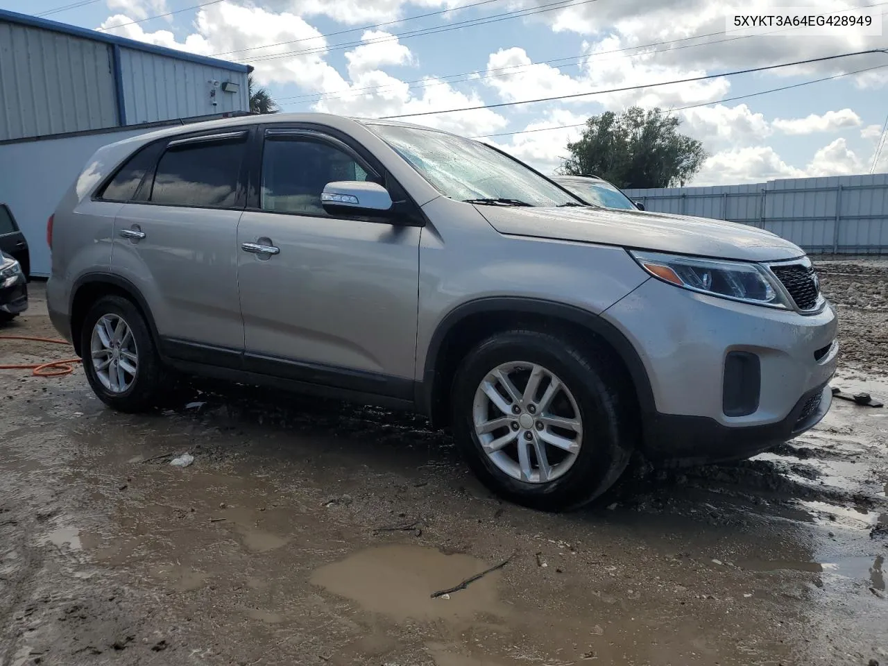 2014 Kia Sorento Lx VIN: 5XYKT3A64EG428949 Lot: 73825064