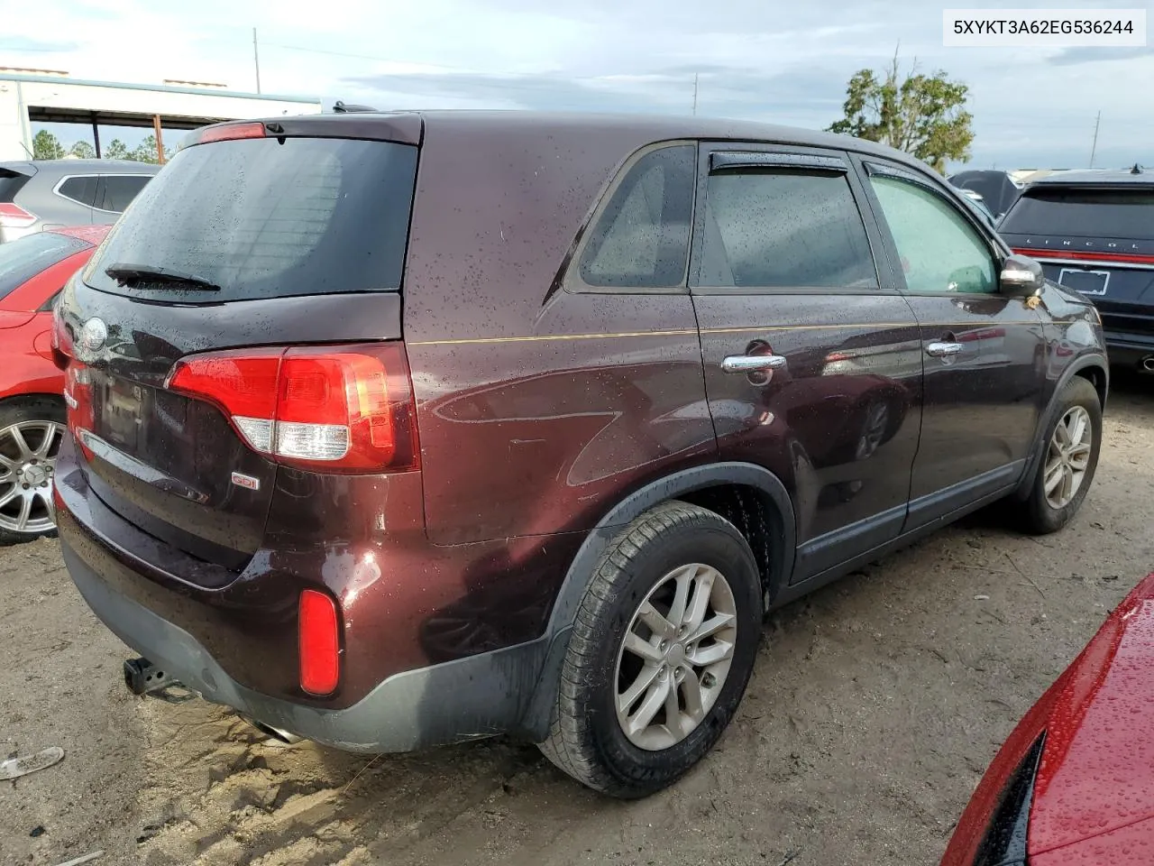 5XYKT3A62EG536244 2014 Kia Sorento Lx