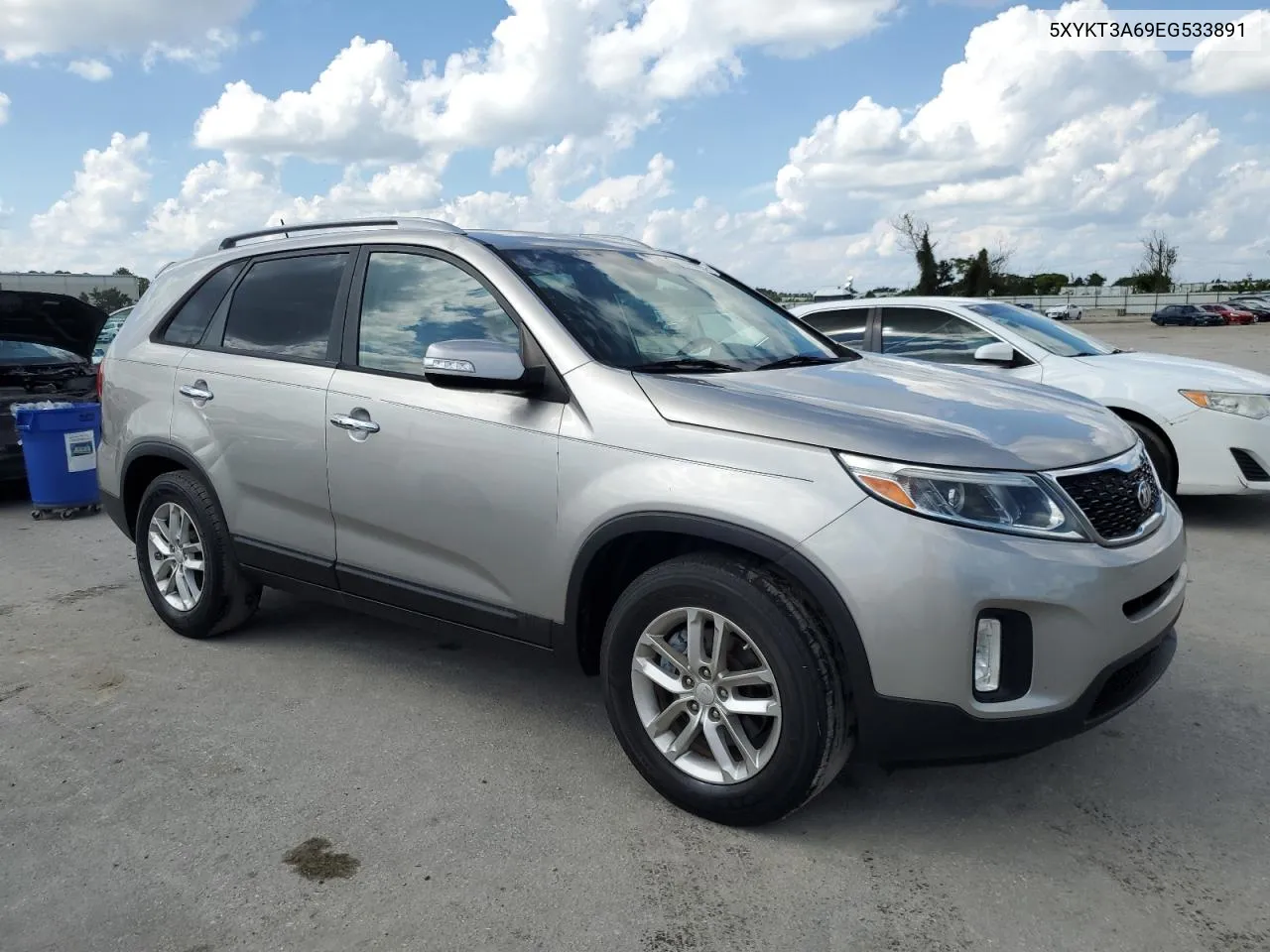 2014 Kia Sorento Lx VIN: 5XYKT3A69EG533891 Lot: 73950734