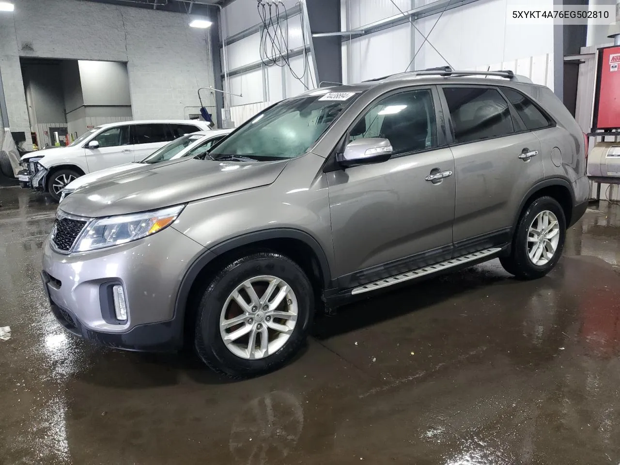 2014 Kia Sorento Lx VIN: 5XYKT4A76EG502810 Lot: 74438894