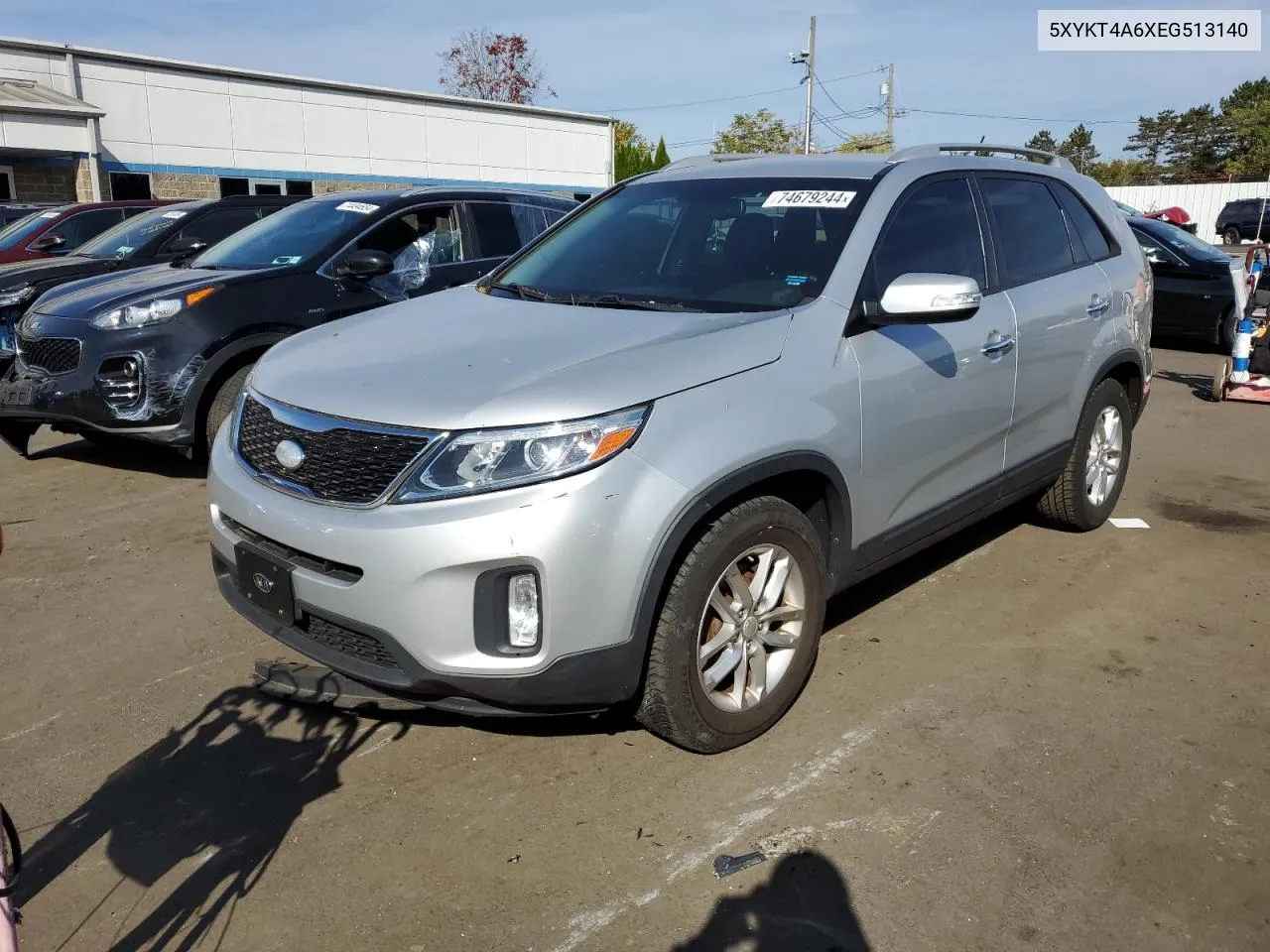 2014 Kia Sorento Lx VIN: 5XYKT4A6XEG513140 Lot: 74679244