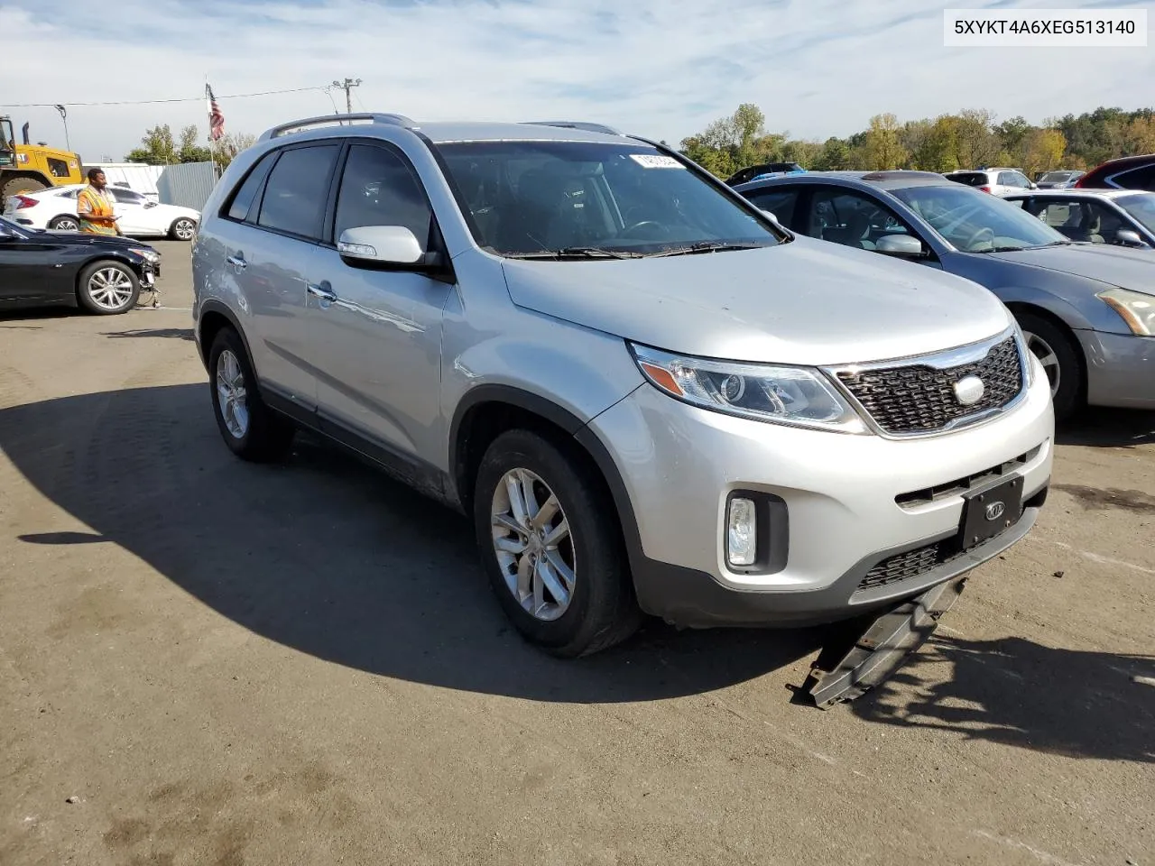 2014 Kia Sorento Lx VIN: 5XYKT4A6XEG513140 Lot: 74679244