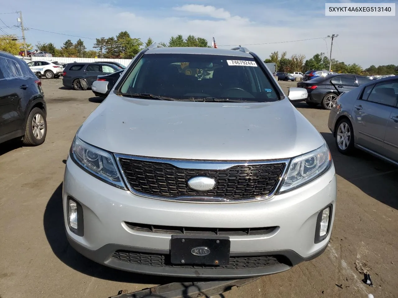 2014 Kia Sorento Lx VIN: 5XYKT4A6XEG513140 Lot: 74679244