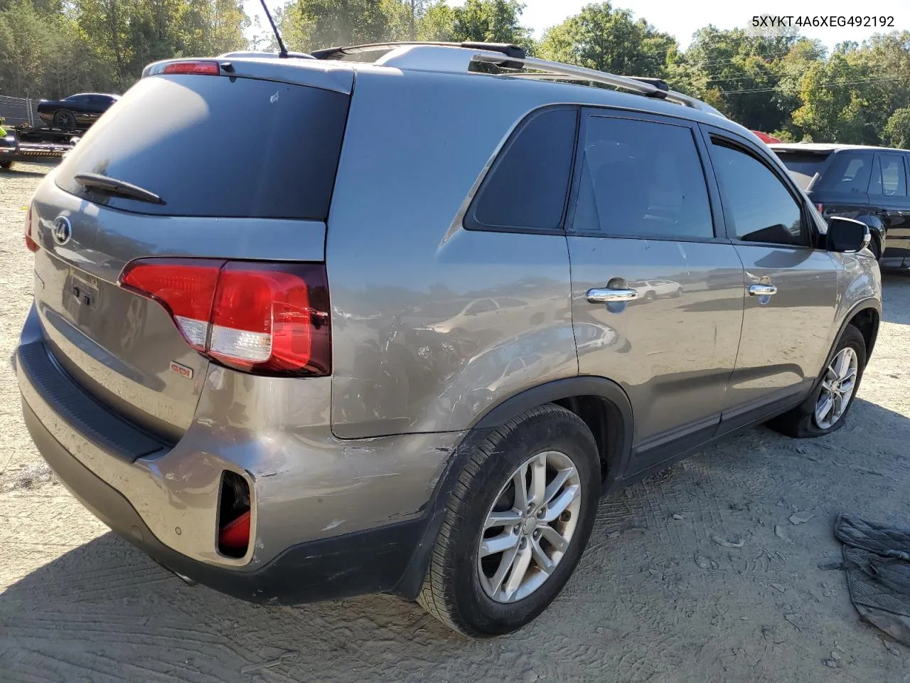 2014 Kia Sorento Lx VIN: 5XYKT4A6XEG492192 Lot: 75016544