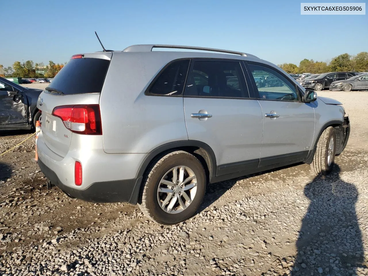 2014 Kia Sorento Lx VIN: 5XYKTCA6XEG505906 Lot: 76266954