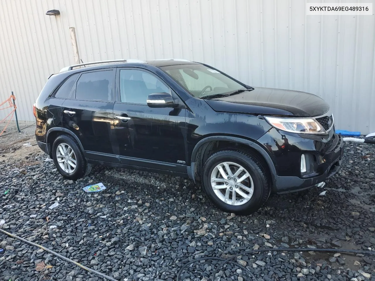 2014 Kia Sorento Lx VIN: 5XYKTDA69EG489316 Lot: 76733074