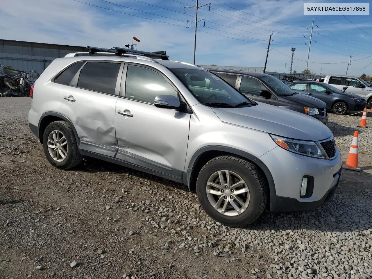 2014 Kia Sorento Lx VIN: 5XYKTDA60EG517858 Lot: 77060534