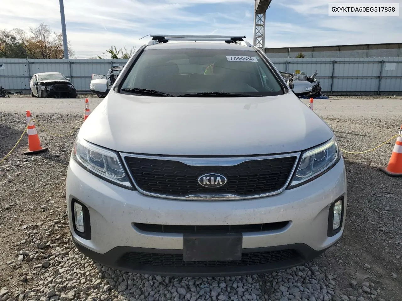 2014 Kia Sorento Lx VIN: 5XYKTDA60EG517858 Lot: 77060534