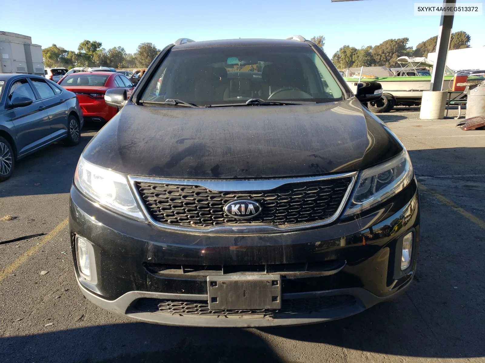 2014 Kia Sorento Lx VIN: 5XYKT4A69EG513372 Lot: 77293253