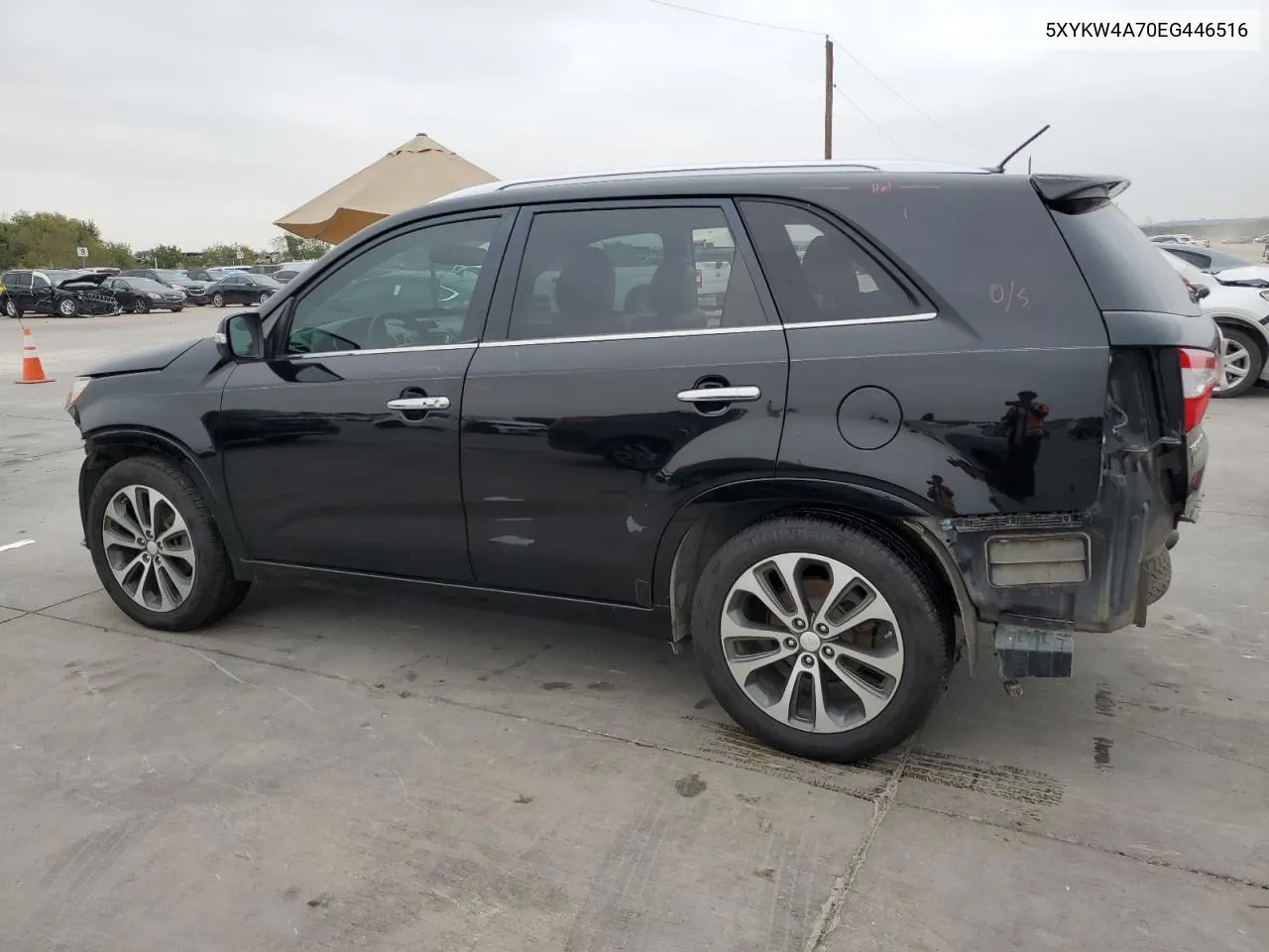 5XYKW4A70EG446516 2014 Kia Sorento Sx