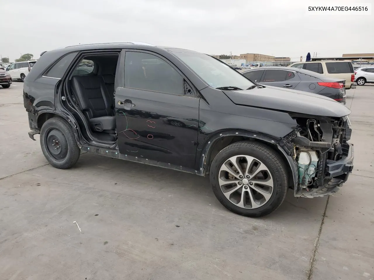 5XYKW4A70EG446516 2014 Kia Sorento Sx