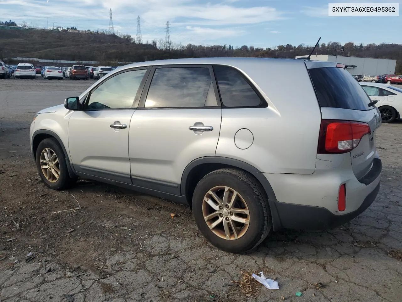 2014 Kia Sorento Lx VIN: 5XYKT3A6XEG495362 Lot: 78544984