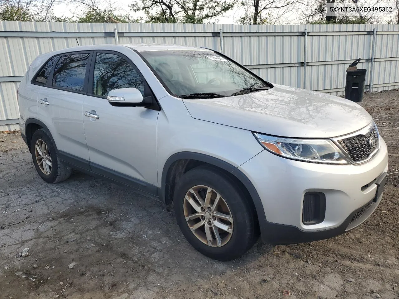 2014 Kia Sorento Lx VIN: 5XYKT3A6XEG495362 Lot: 78544984