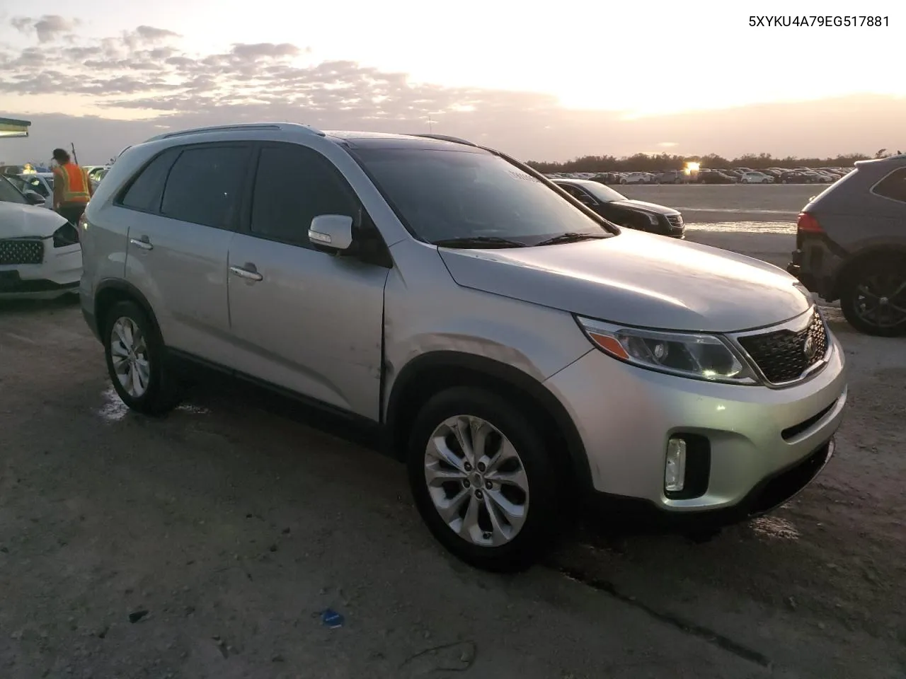 2014 Kia Sorento Ex VIN: 5XYKU4A79EG517881 Lot: 79093964