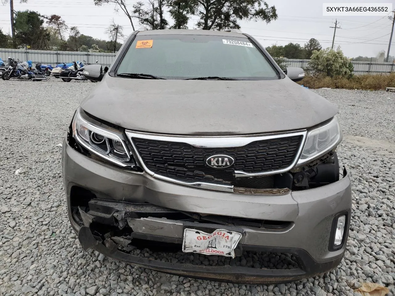 2014 Kia Sorento Lx VIN: 5XYKT3A66EG436552 Lot: 79208484