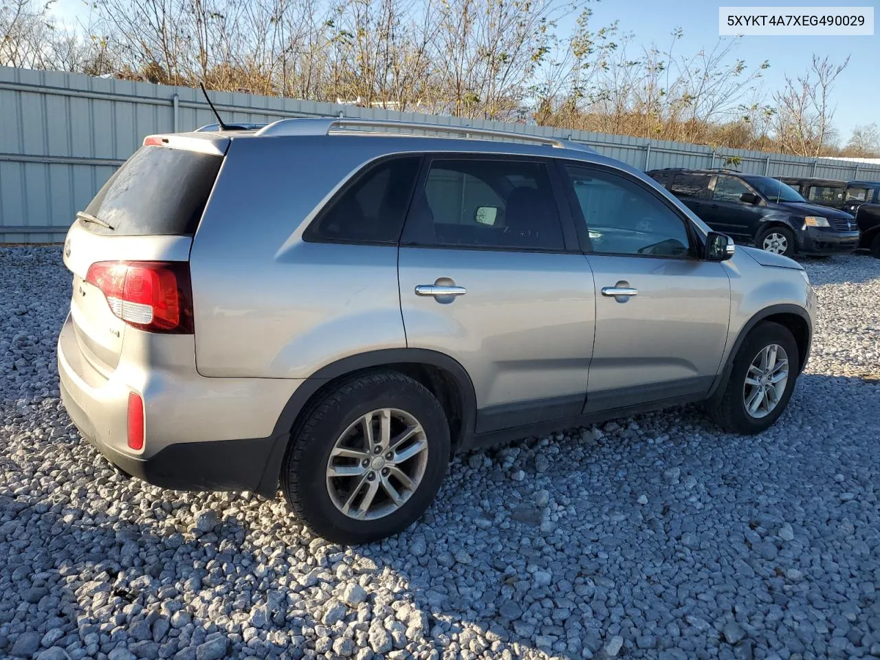 2014 Kia Sorento Lx VIN: 5XYKT4A7XEG490029 Lot: 80103404