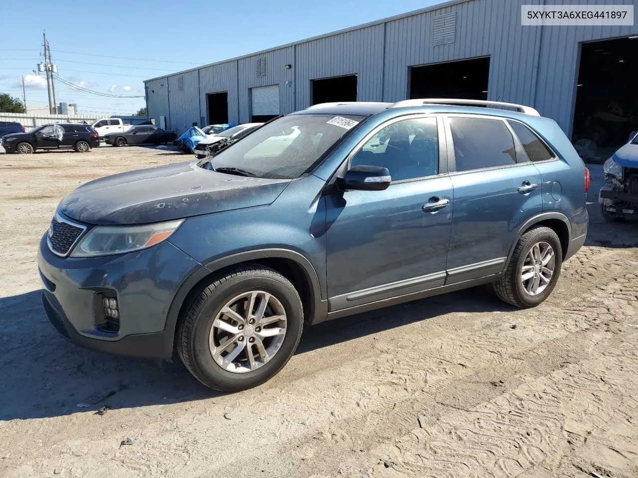 2014 Kia Sorento Lx VIN: 5XYKT3A6XEG441897 Lot: 81151964