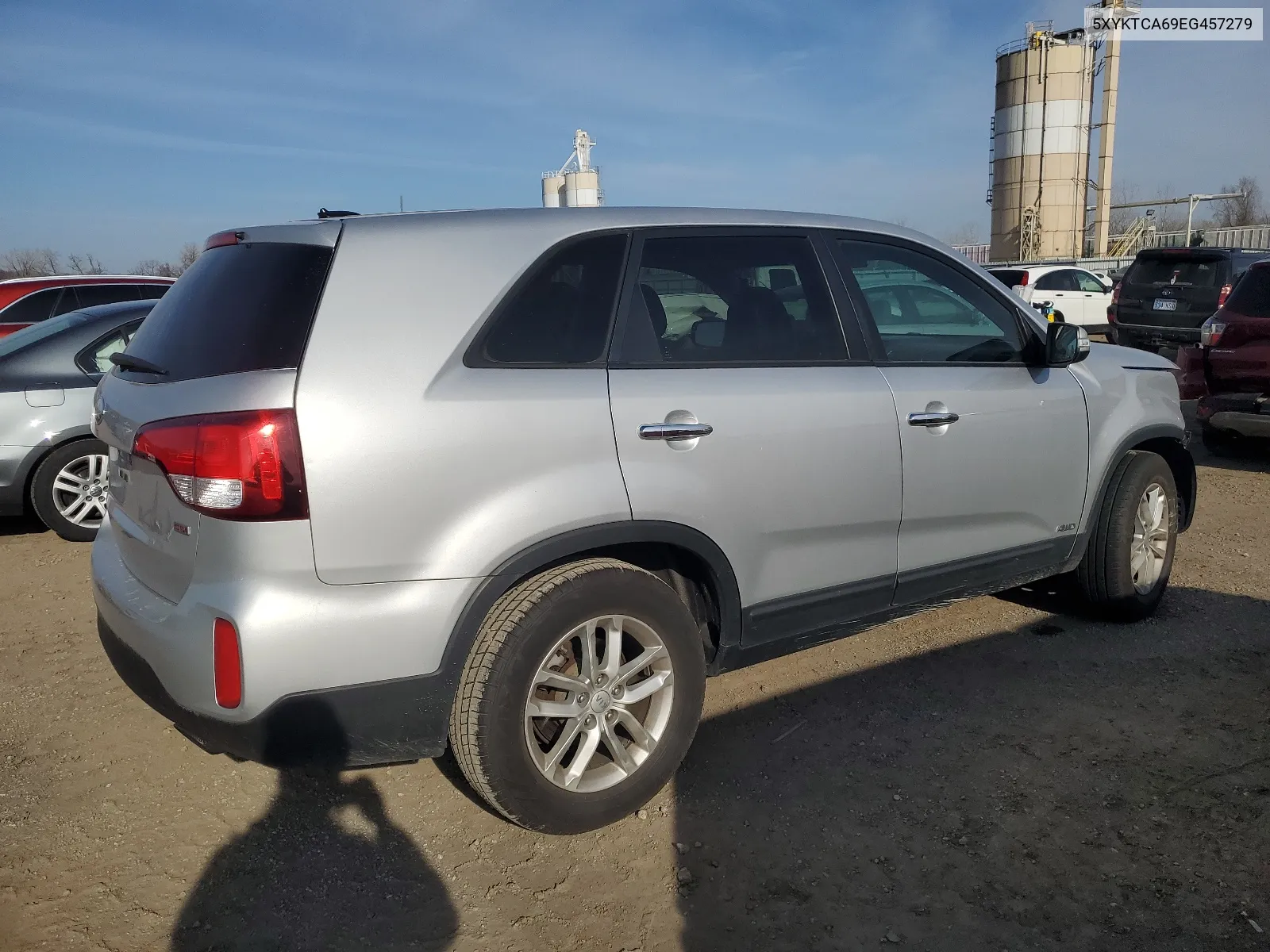 5XYKTCA69EG457279 2014 Kia Sorento Lx