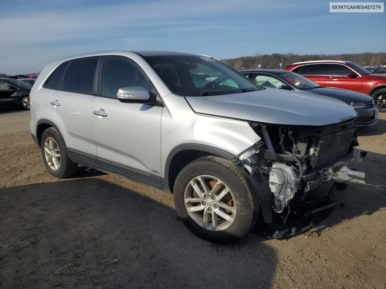 5XYKTCA69EG457279 2014 Kia Sorento Lx