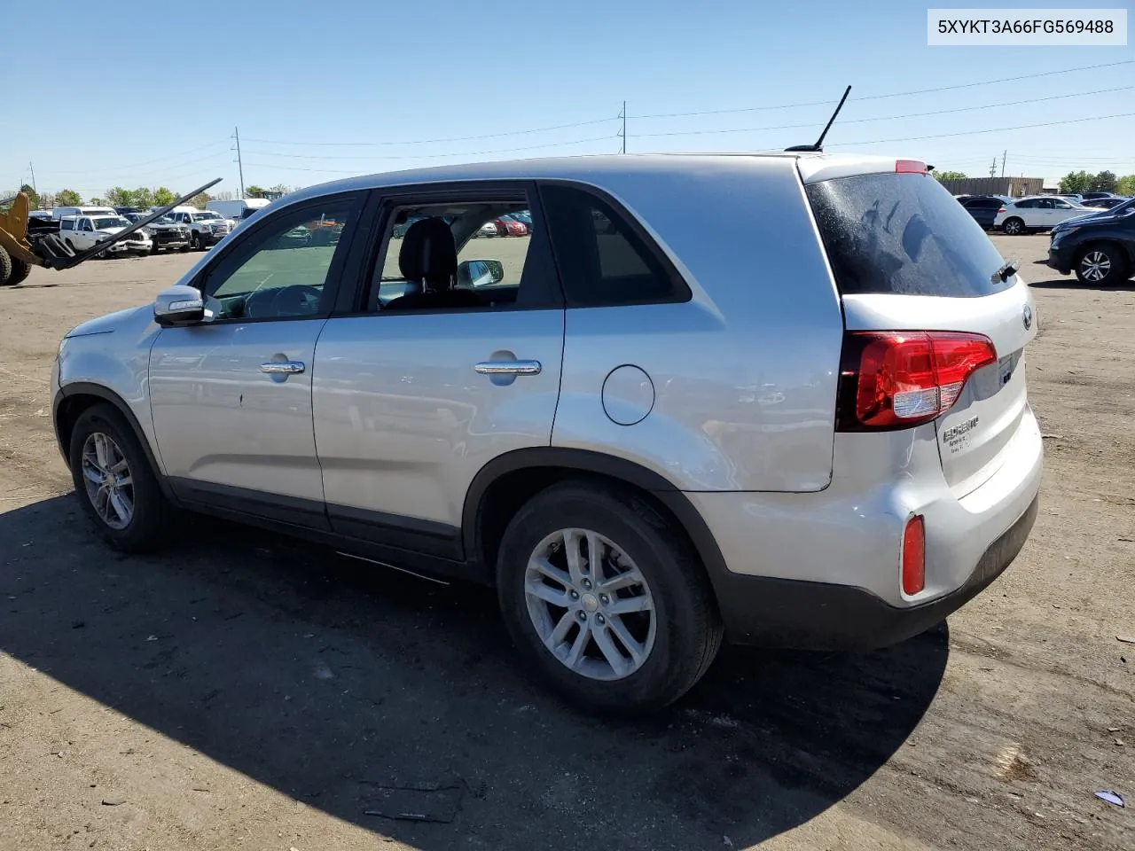 2015 Kia Sorento Lx VIN: 5XYKT3A66FG569488 Lot: 55392884