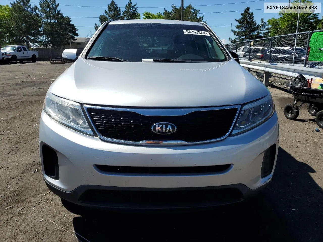 5XYKT3A66FG569488 2015 Kia Sorento Lx