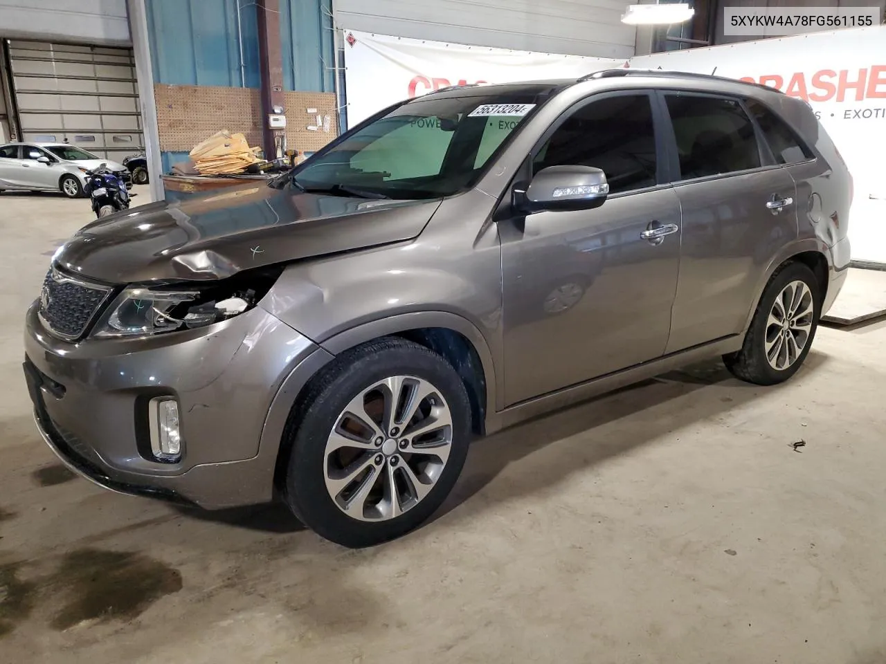 5XYKW4A78FG561155 2015 Kia Sorento Sx