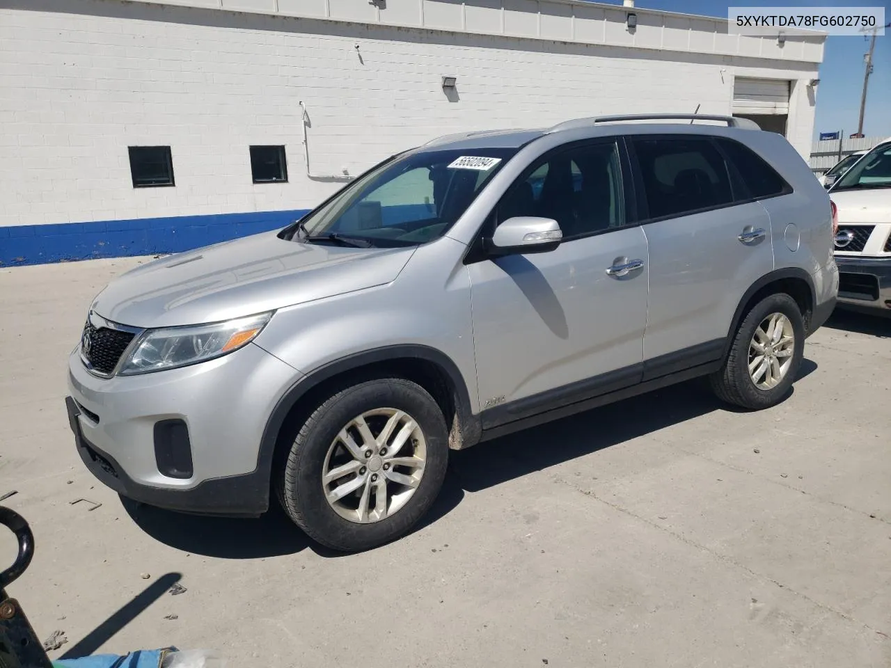 2015 Kia Sorento Lx VIN: 5XYKTDA78FG602750 Lot: 56502094